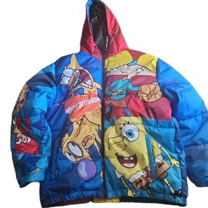 Members Only X Nickelodeon Characters Block Puffer Jacket